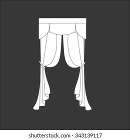 
curtains . classic curtains . lambrequin . window decoration .