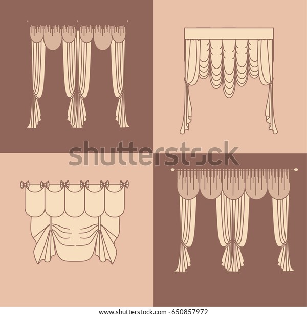 Curtains Draperies Interior Decoration Design Ideas Backgrounds