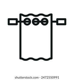 Curtains icon vector design templates simple and modern