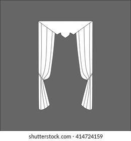 curtains. interior textiles. window decoration.