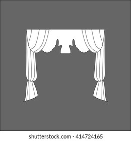 curtains. interior textiles. window decoration.