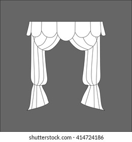 curtains. interior textiles. window decoration.