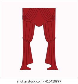 curtains. interior textiles. window decoration.