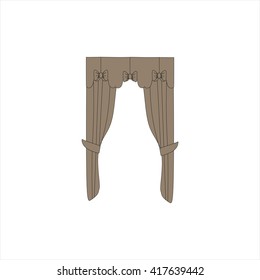 curtains. interior textiles. window decoration.