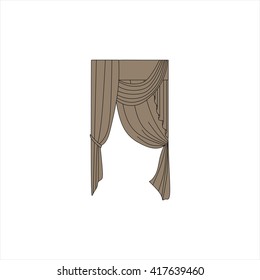 curtains. interior textiles. window decoration.