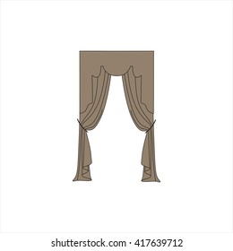 curtains. interior textiles. window decoration.
