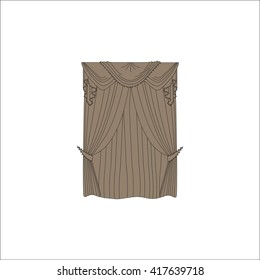 curtains. interior textiles. window decoration.