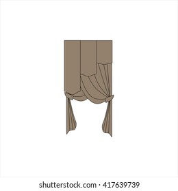 curtains. interior textiles. window decoration.