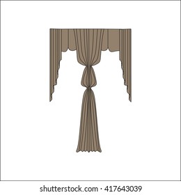 curtains. interior textiles. window decoration.