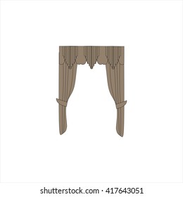 curtains. interior textiles. window decoration.