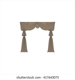 curtains. interior textiles. window decoration.