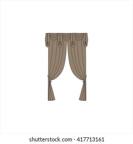 curtains. interior textiles. window decoration.