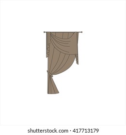 curtains. interior textiles. window decoration.