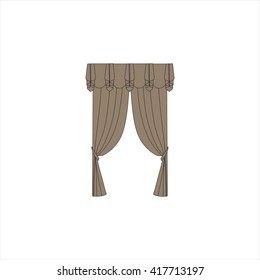 curtains. interior textiles. window decoration.