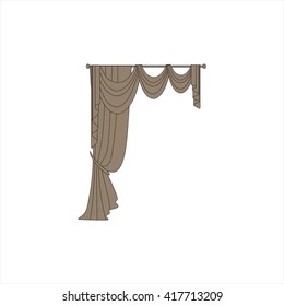 curtains. interior textiles. window decoration.