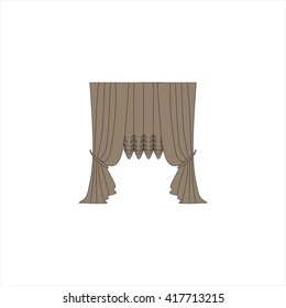 curtains. interior textiles. window decoration.
