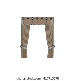 curtains. interior textiles. window decoration.