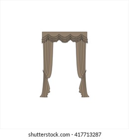 curtains. interior textiles. window decoration.