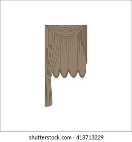 curtains. interior textiles. window decoration.
