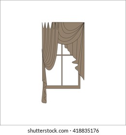 curtains. interior textiles. window decoration.