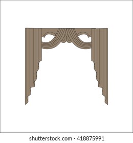 curtains. interior textiles. window decoration.