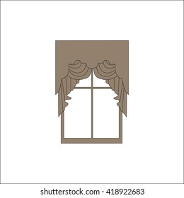 curtains. interior textiles. window decoration.