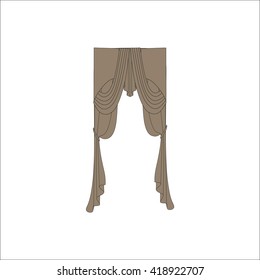 curtains. interior textiles. window decoration.