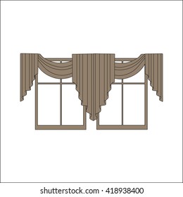 curtains. interior textiles. window decoration.