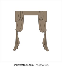 curtains. interior textiles. window decoration.