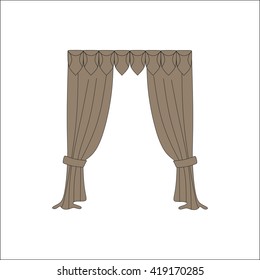 curtains. interior textiles. window decoration.