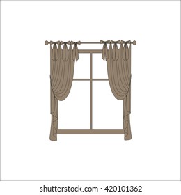 curtains. interior textiles. window decoration.