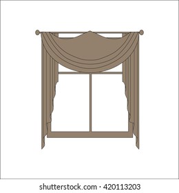 curtains. interior textiles. window decoration.
