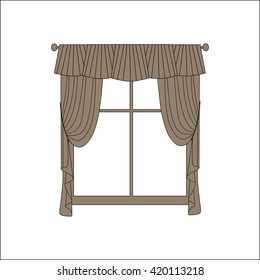 curtains. interior textiles. window decoration.