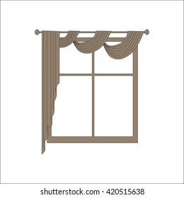 curtains. interior textiles. window decoration.
