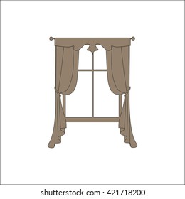 curtains. interior textiles. window decoration.