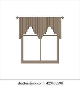 curtains. interior textiles. window decoration.