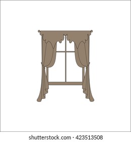 curtains. interior textiles. window decoration.