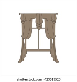curtains. interior textiles. window decoration.