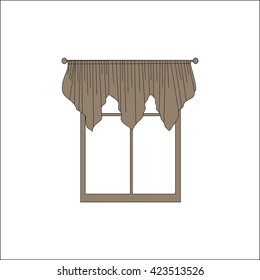 curtains. interior textiles. window decoration.