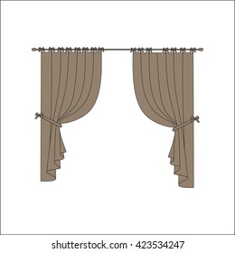 curtains. interior textiles. window decoration.