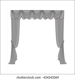 curtains. interior textiles. window decoration.