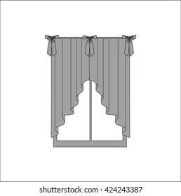 curtains. interior textiles. window decoration.