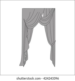 curtains. interior textiles. window decoration.
