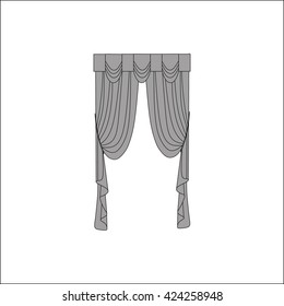 curtains. interior textiles. window decoration.
