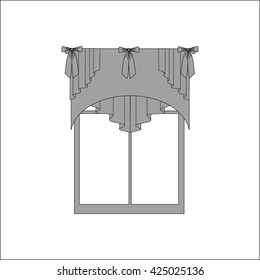 curtains. interior textiles. window decoration.