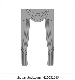 curtains. interior textiles. window decoration.