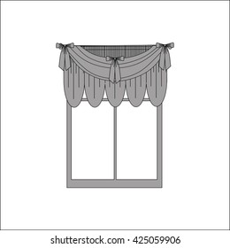 curtains. interior textiles. window decoration.