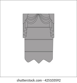 curtains. interior textiles. window decoration.