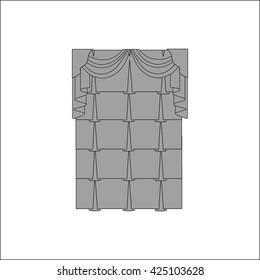 curtains. interior textiles. window decoration.