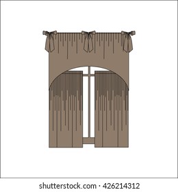 curtains. interior textiles. window decoration.